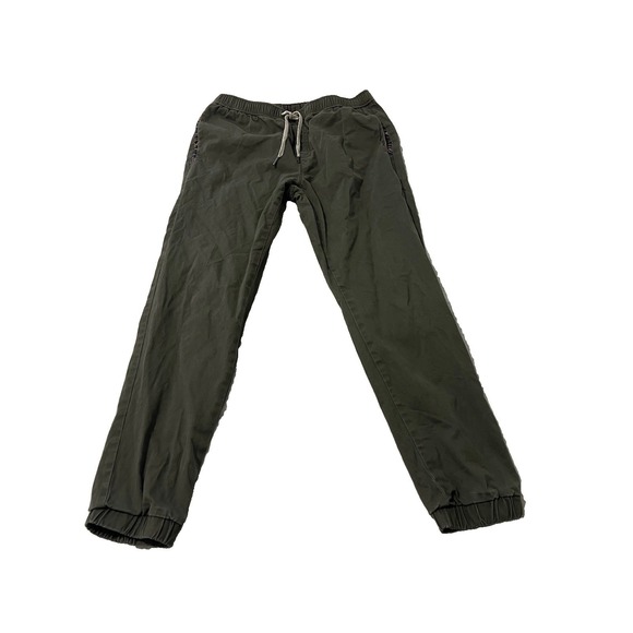 Wowie Other - Wowie Rambler Jogger Men L Green Casual Stretch Tapered Canvas Elastic